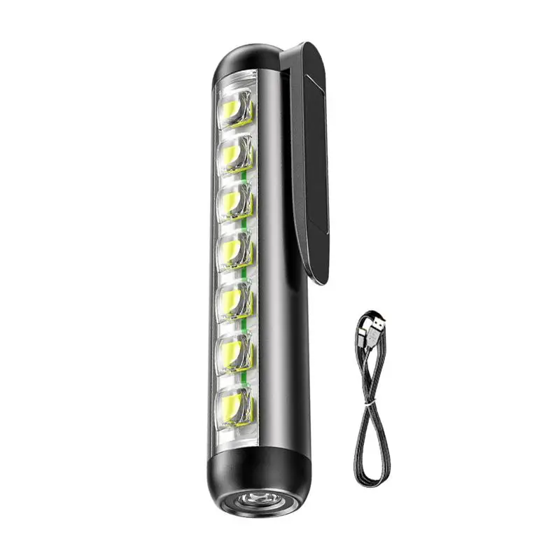 

Компактная портативная Светодиодная лампа с зажимом для ручки, ультраяркая яркая карманная лампа для кемпинга и экстренных ситуаций на открытом воздухе