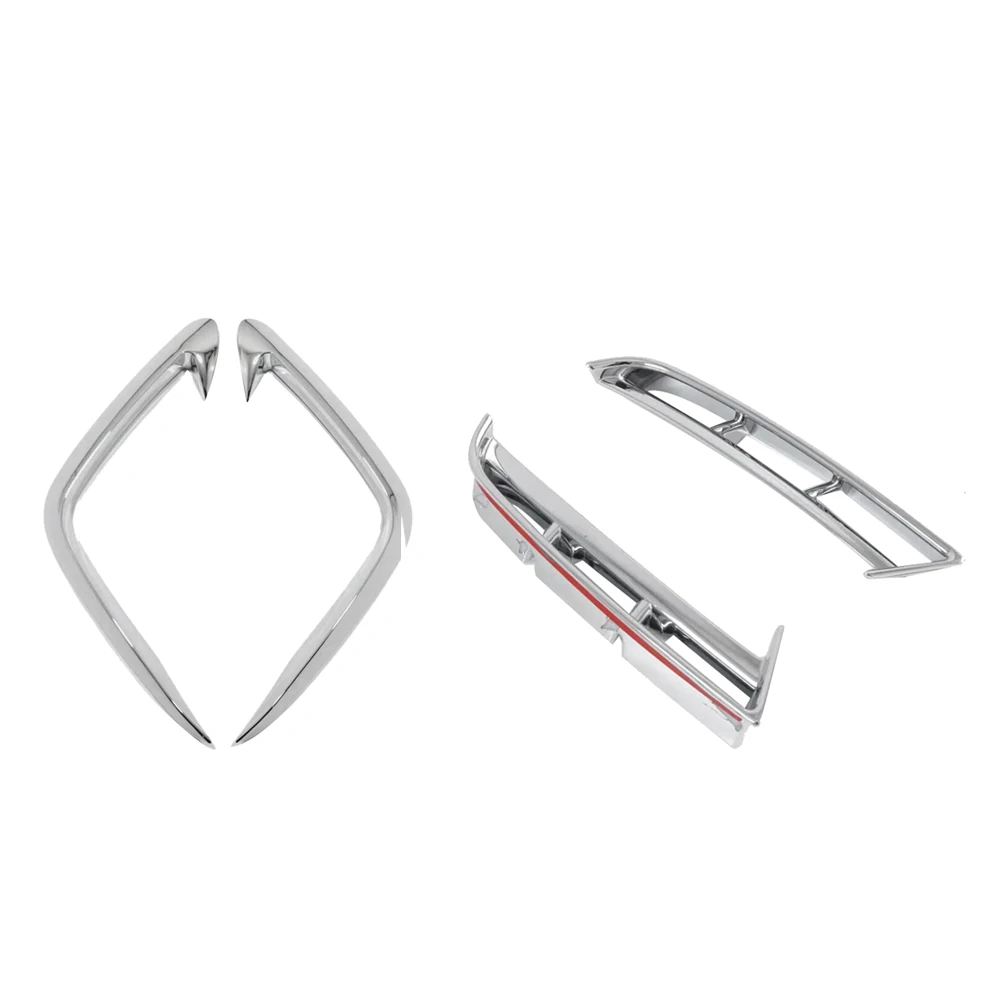 

For Hyundai Tucson NX4 2021 2022 Front Fog Light Lamp Eyebrow Wind Knife Blade Cover