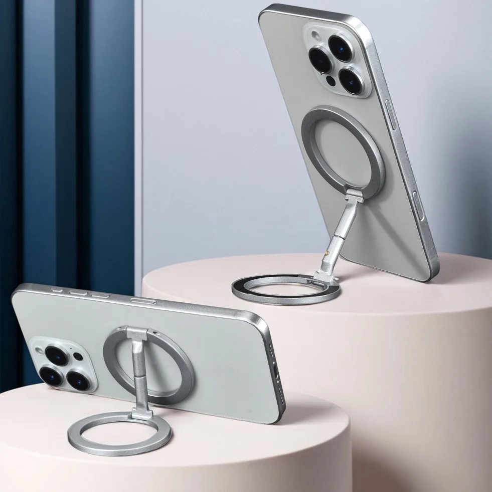 360° Rotating Folding Magnetic Ring Stand and Holder