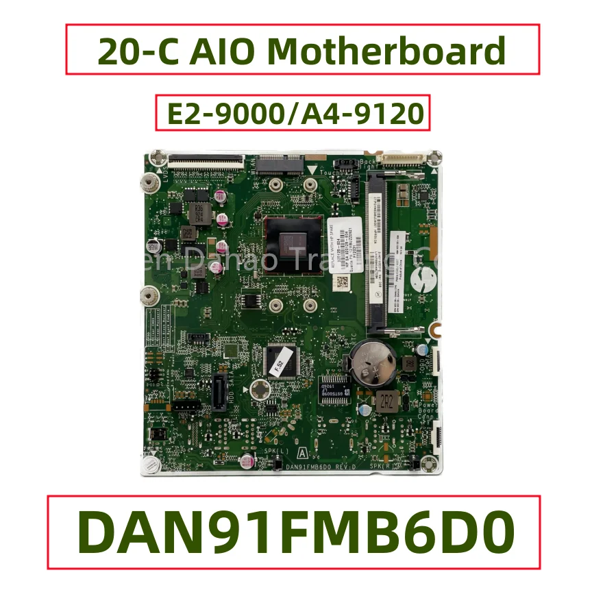 

DAN91FMB6D0 для HP 20-C материнская плата AIO с E2-9000 A4-9120 CPU P/N L19326-601 920128-001 920128-601 6920128-004 920128-604