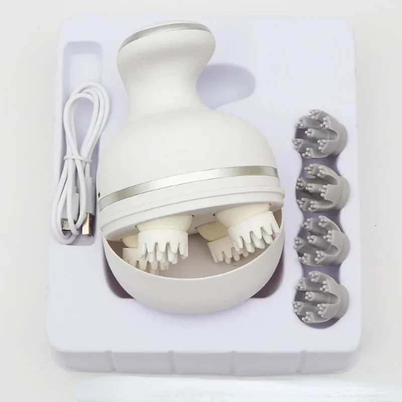 Handheld Electric Head Massage Antistress Scalp Massager Deep Tissue Wireless Body Massage Prevent Hair Loss Relieve Health Care