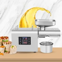 Oil Press Automatic FLaxseed Sunflower Peanut Extracting Machine High Sesame Hydraulic De Aceite Heat Olive Hard Stainless Steel 1