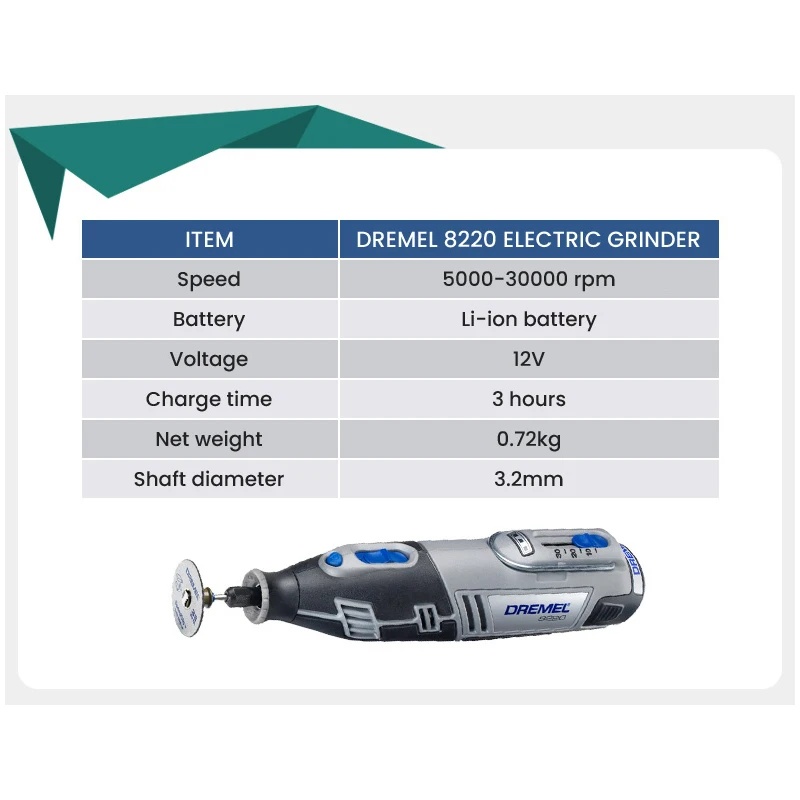 Dremel 8220 Cordless Rotary Tool, UK Plug