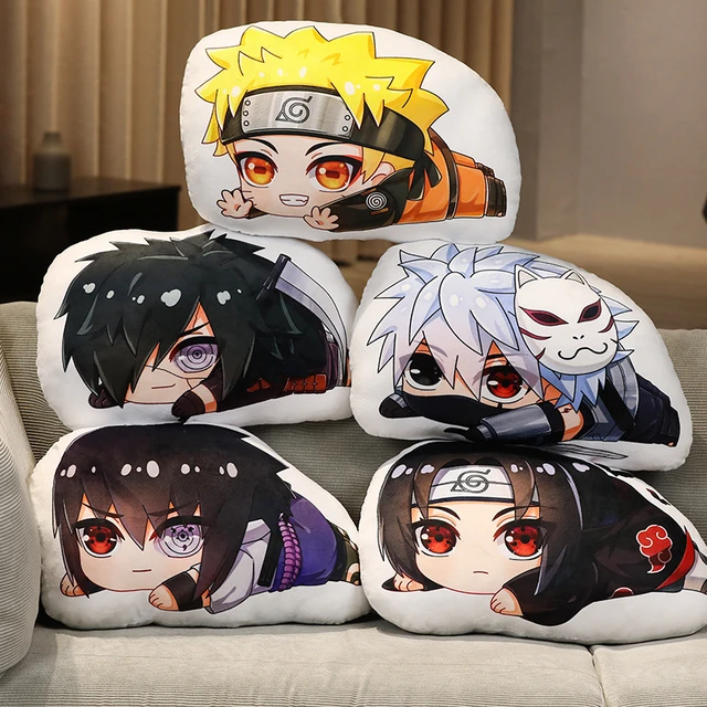 Chaveiro almofada Naruto, Sasuke, Itachi Uchiha, Minato, Kakashi