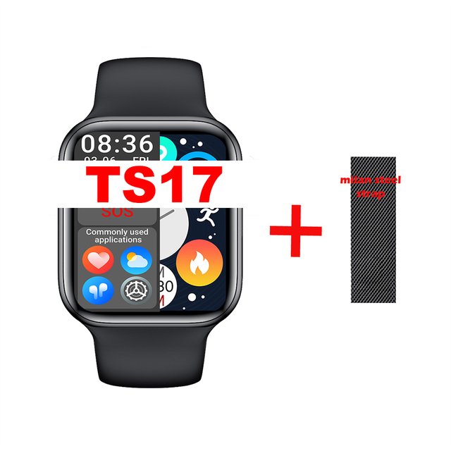 Quality Smartwatch TS17 1.69inch BT Call Heart Rate Monitor Message Reminder Sport Android Smart Watch Men Women Pk X8 Max