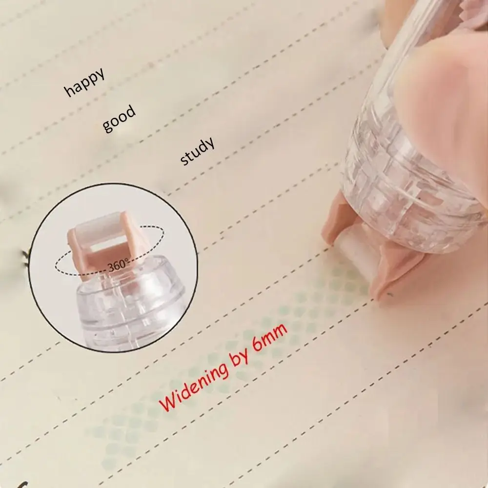 Cartoon Roller Glue Pen Style Corrector Tape Press-On Dot Glue Double Sided Adhesive Tape School Supplies Double Sided Adhesive Tape,Correction Tape,Correction Glue,Dot Glue Pen