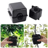 3Pcs Square-shape Plant Root Growing Box Reusable Plastic Plant Rooting Device High-Altitude Branch Cutting Grafting Rooting Box 1