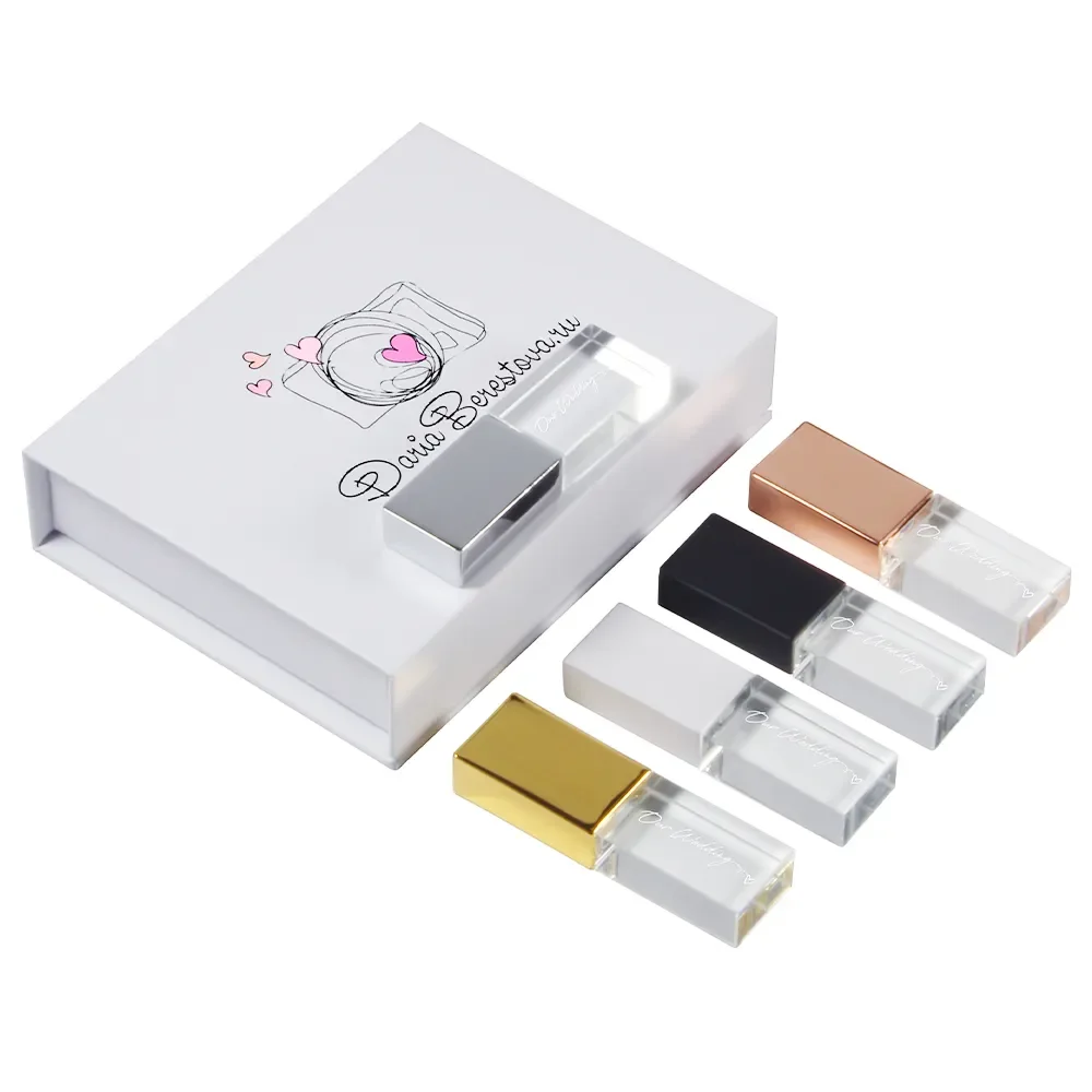 Jaster-vidro Transparente Usb 3.0 Pen Drive para Carro Pen Drive Flash Drive Memory Drive Stick Presente 4gb 16gb 32gb 64gb