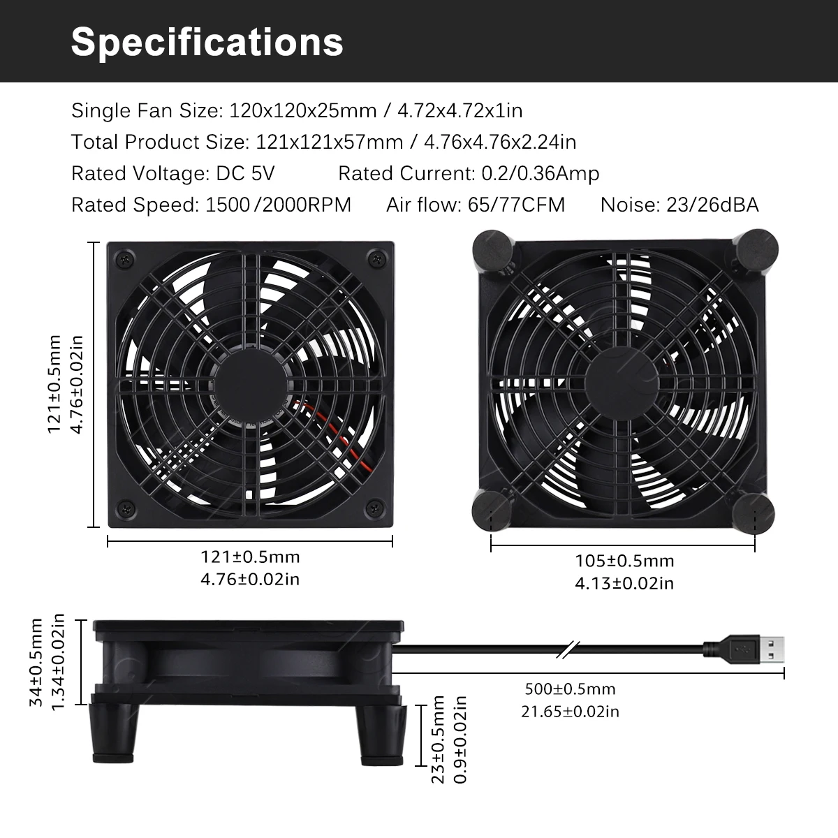 Gdstime 120MM USB Fan 140mm DIY Router Fan DC 5V Laptop Cooling Fan 92/80MM Fan Radiator Fan Ball TV Box Fan With Fan Controller