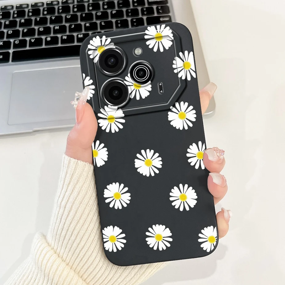 Tecno Pova 6 Pro Candy Painted Soft TPU Phone Case - New Fashion Bumper Cover