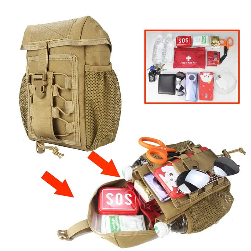 Mountaineering Accessory Bag Molle Accessory Bag Wear resistance Cycling City Jogging