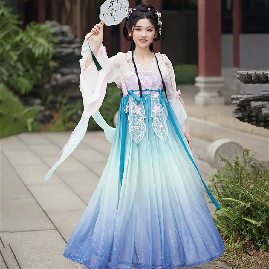 blue dress yellow accessories PRE-ORDER: The Fairy Dress: Choose your color! 14 main image 1