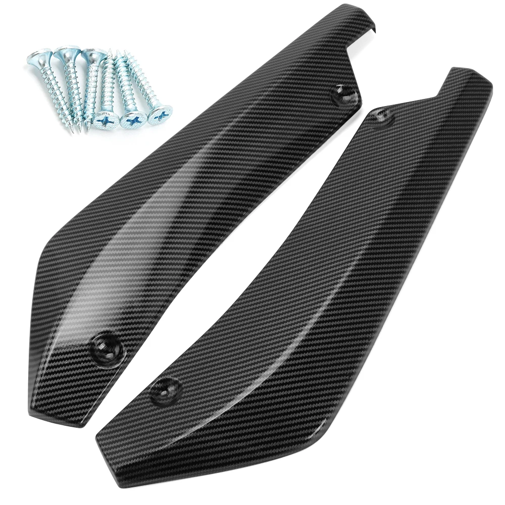 Rear Bumper Lip Diffuser Splitter Canard Spoiler for Audi A3 B6 B8 B5 B9 A6 C5 C6 C7 A5 Q5 Q7 8P 8V 8L