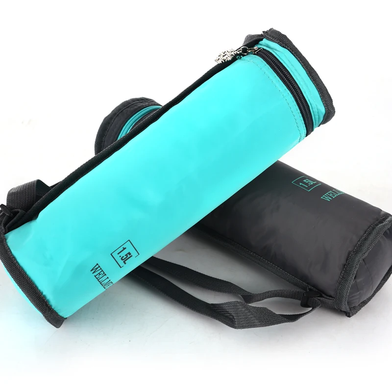 Insulated water bottle 1.5L Summer Travel Portable Thermal Insulated Cooler Bags Camping Accessories