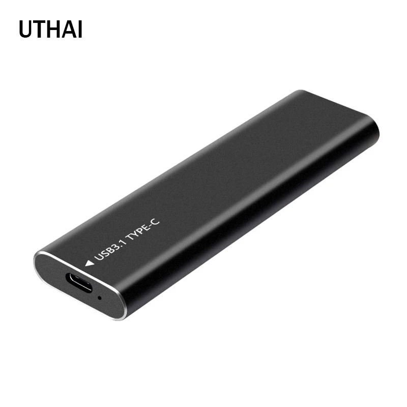 UTHAI M. 2 Solid State Drive Case USB 3.1 Type-C High Speed NVME NGFF Dual Protocol External Portable Hard Drive Case U28