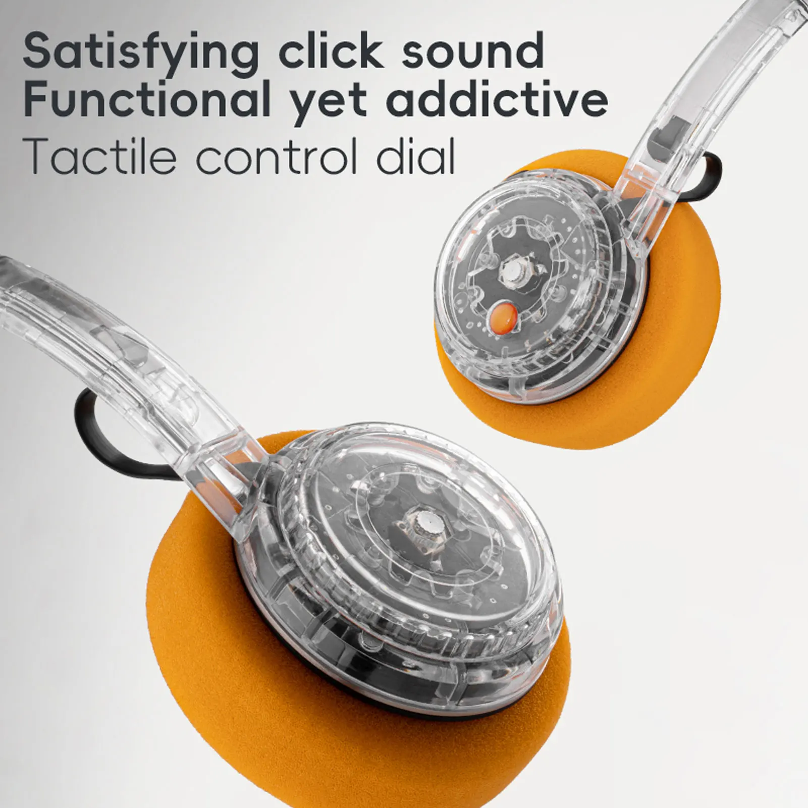 Retro Sports Headset with Mechanical Volume Adjustment and Extendable Metal Headband