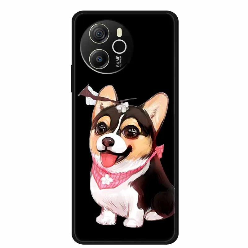 Enhanced Product Title:  
Premium Black Silicone Soft Back Cover Case - Sleek and Durable Phone Shell/Coque, 6.78