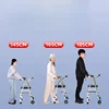 Walking Aid for The Elderly, Rehabilitation Assistance Cart, Anti-fall Hand-push Walker, Can Sit on The Armrest Frame Crutches 6