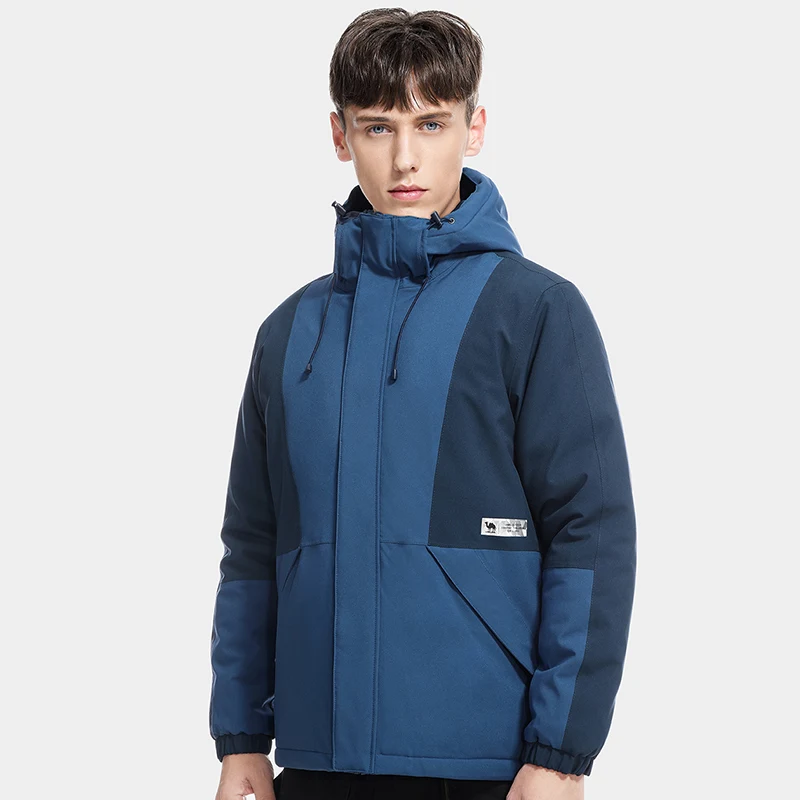 Golden Camel Men Outdoor Quilted Jacket Spring Autumn Windproof Moisture Breathable Windbreaker Clothes Hiking Running Male