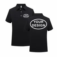 Été décontracté pas cher POLO entreprise personnelle Logo personnalisation broderie impression conception personnalisée haut 1