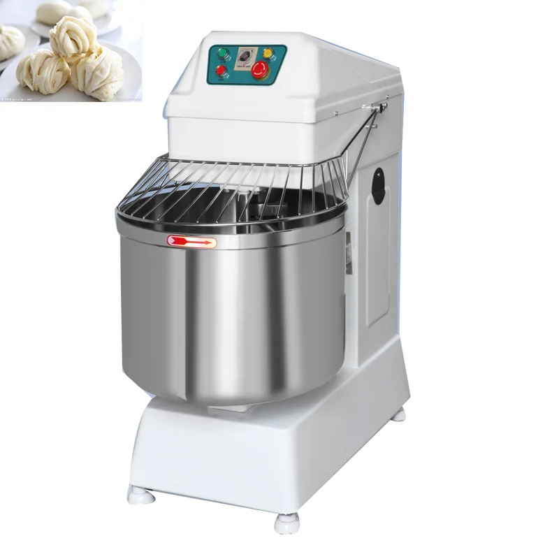 Double Speed High Efficient Bakery Bread Dough Flour Mixing Maker Machine with 12.5kg pestle set garlic herb spice mixing grinding crusher bowl food mill mixing bowl with rod kitchen tools supplies