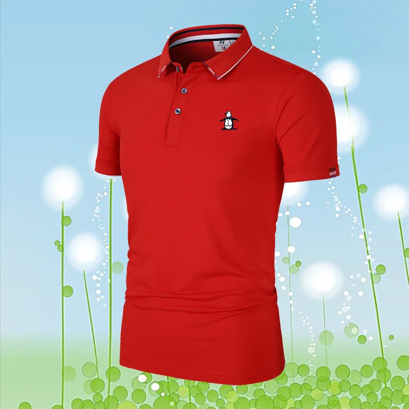 Polo shirt Munsing wear Men's Summer Polo Fashion Sports Leisure Men's Golf Clothing Polo