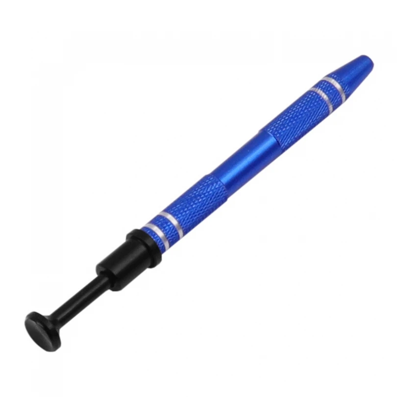 

IC Chip Extractor Screw Gripping Pick up Aluminum Four Jaw Tweezers for Clamping IC Chip Parts /Electronic Components / Screw