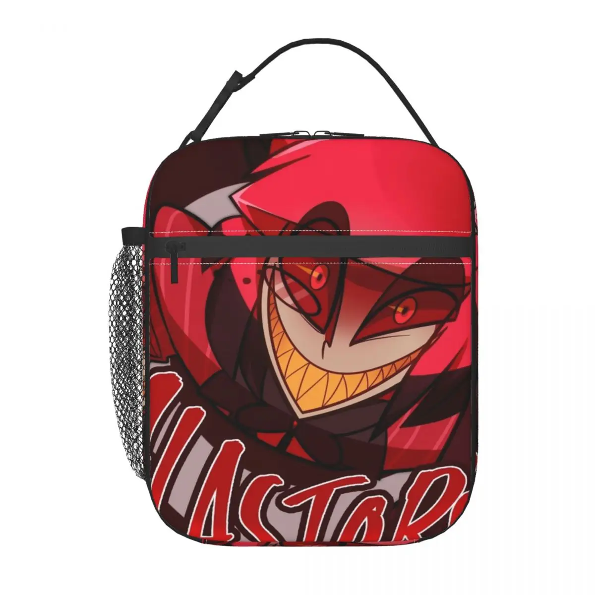 

Helluva Boss Cartoon Animation Tv Movie Insulated Lunch Bags for Women Portable Thermal Cooler Bento Box Outdoor Camping Travel