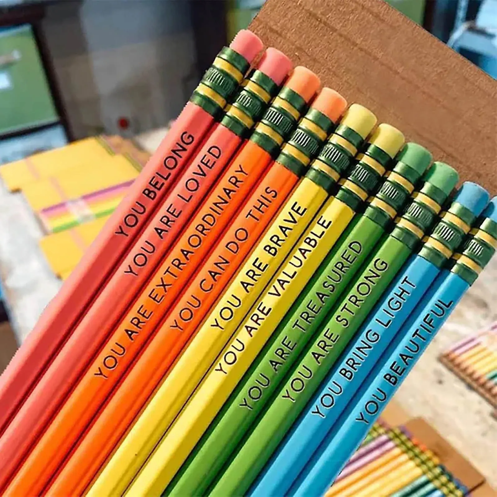 

Affirmation Pencil Set Colorful Encourage Ink Pens Pens Fine Point Smooth Writing Pens Pens Bulk Ballpoint Pen Fine Point Pen