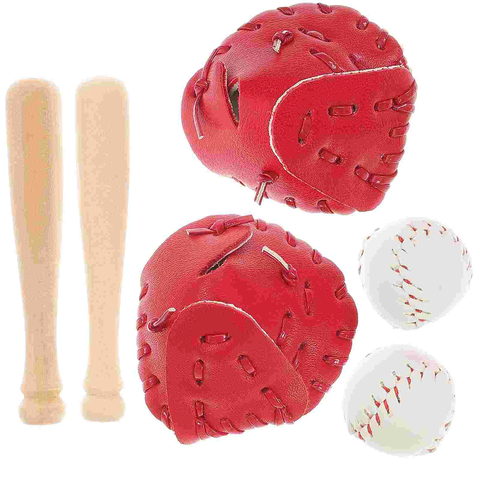 Baseball Mini Baseball Bats Glove Sports Balls Toys Miniature Playset