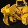 JDM 575 1/14 RC Hydraulic Bulldozer Heavy Duty Metal Dozer Truck Frsky X14 Remote Control Sound Light System RC Toy Model Gift 5