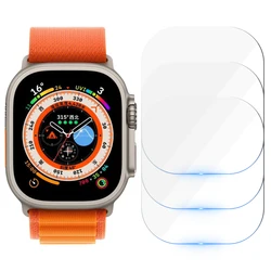 Ultra-Durable Tempered Glass Screen Protector for Smartwatches - 49mm, Anti-Scratch Premium Quality (3-Pcs)