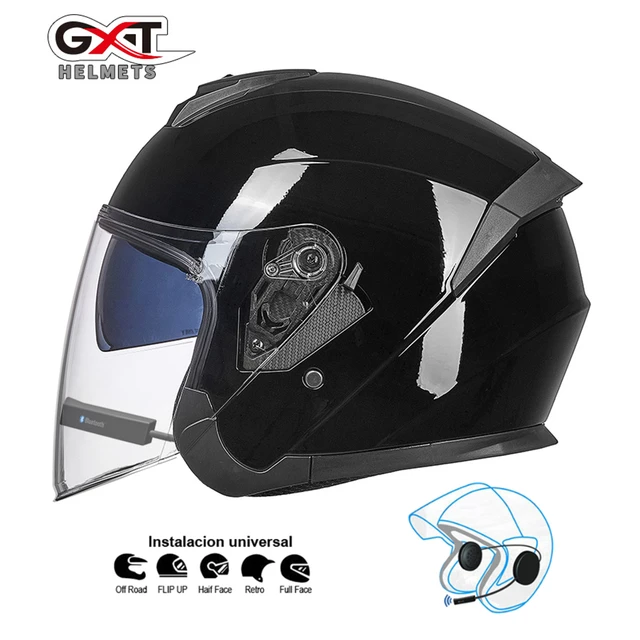 Casque De Moto Avec Bluetooth Intégré, Gxt, Casque De Motard, Haut-parleur  Sans Fil - Casques - AliExpress