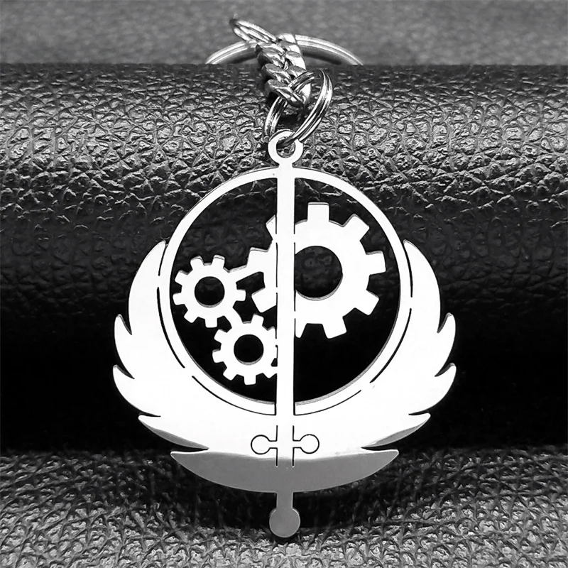 【1993studio】24FW★ Symbol Logo Steel Keyring Old Kawasaki logo keychain pendant (H2, H2R logo) by 4sStylZ
