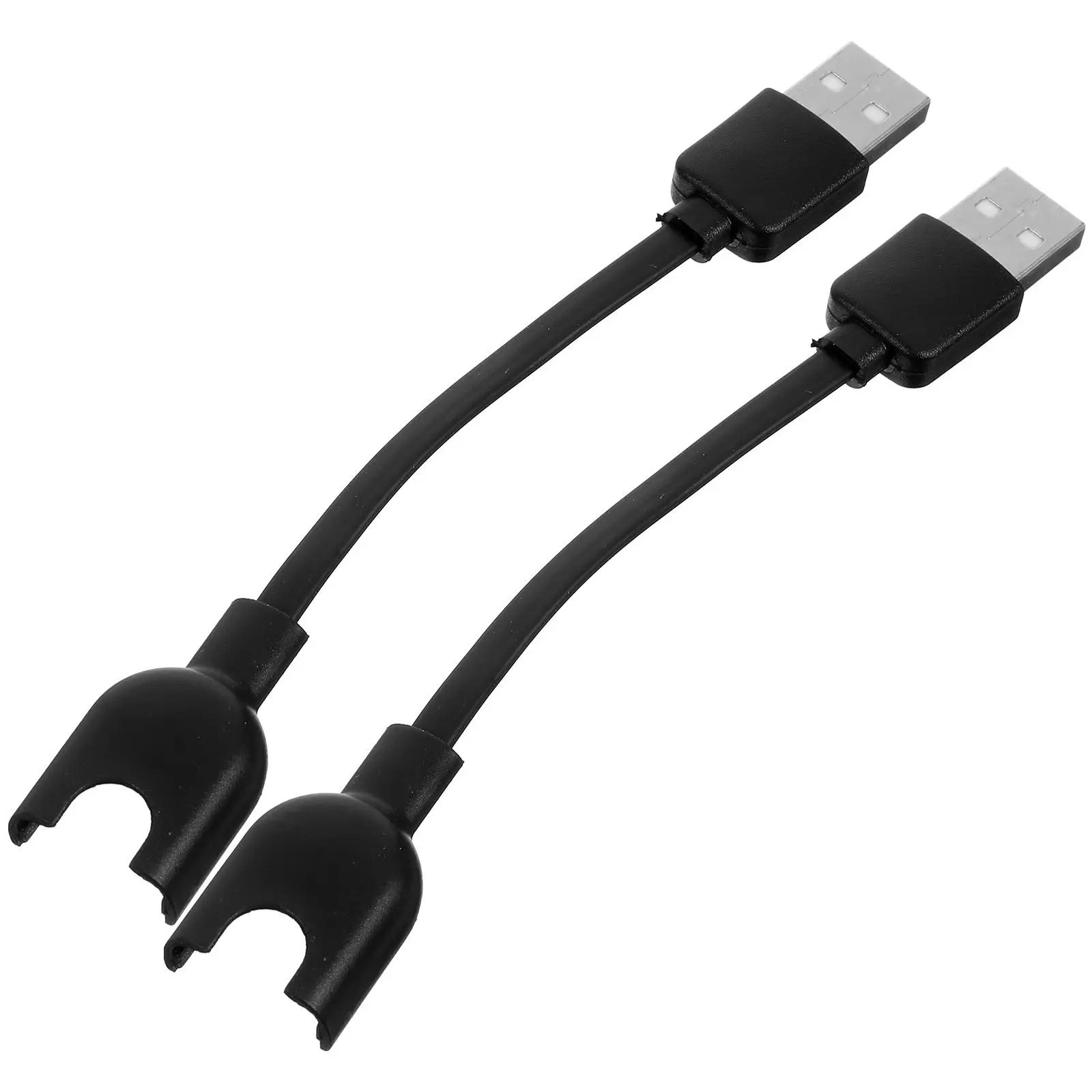 2Pcs USB 충전 케이블 충전기 코드 빠른 데이터 전송 3개의 스마트 팔찌용 고속 충전 교체 USB 충전기