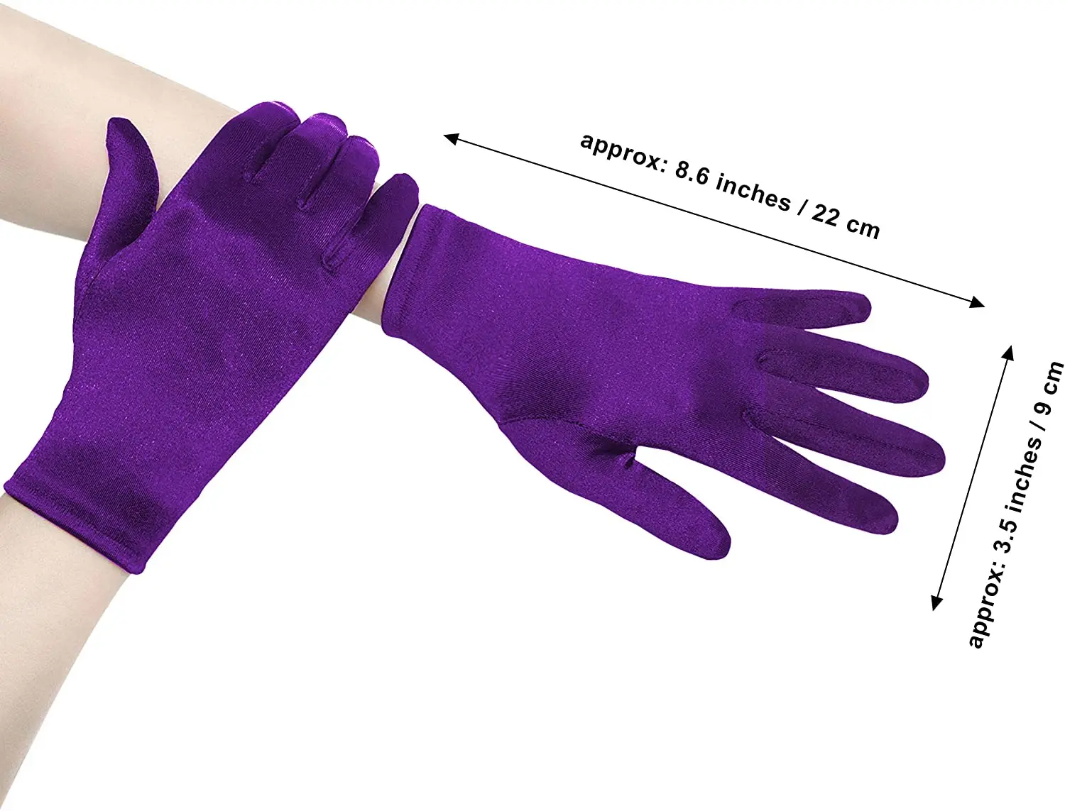 Women Opera Velvet Gloves Flapper Stretchy Wrist Length Banquet Gloves Tea Party Halloween Costume velvet gloves