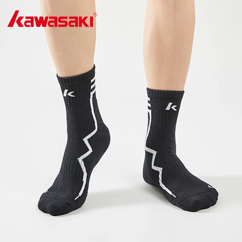 Calzini sportivi Kawasaki Galaxy Series, calzini da Badminton Football antiscivolo Unisex donna uomo B6340