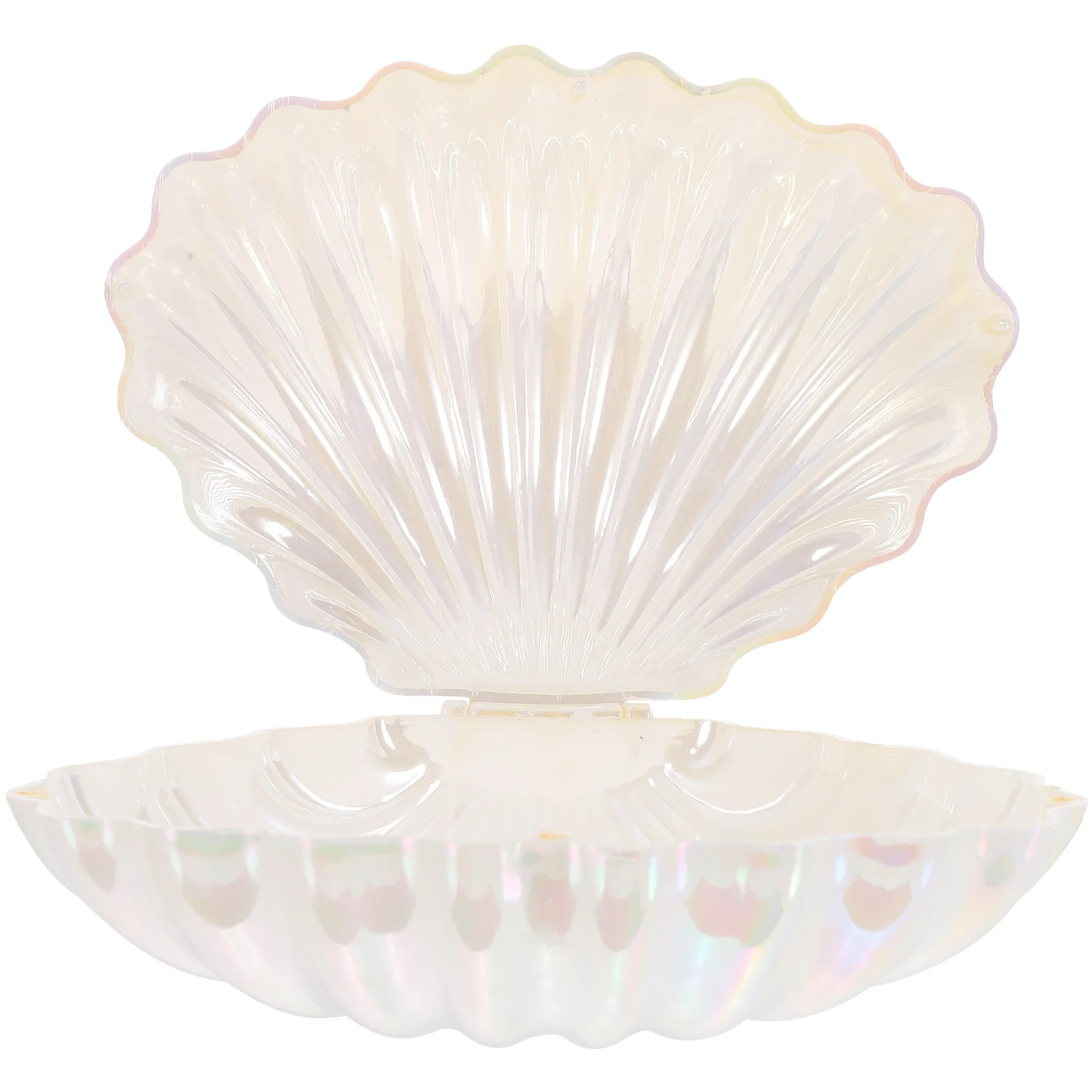 

Mermaid Party Decor Candy Containers for Brackets Wedding Plastic Seashell Holder Dish Favor Pp Jars