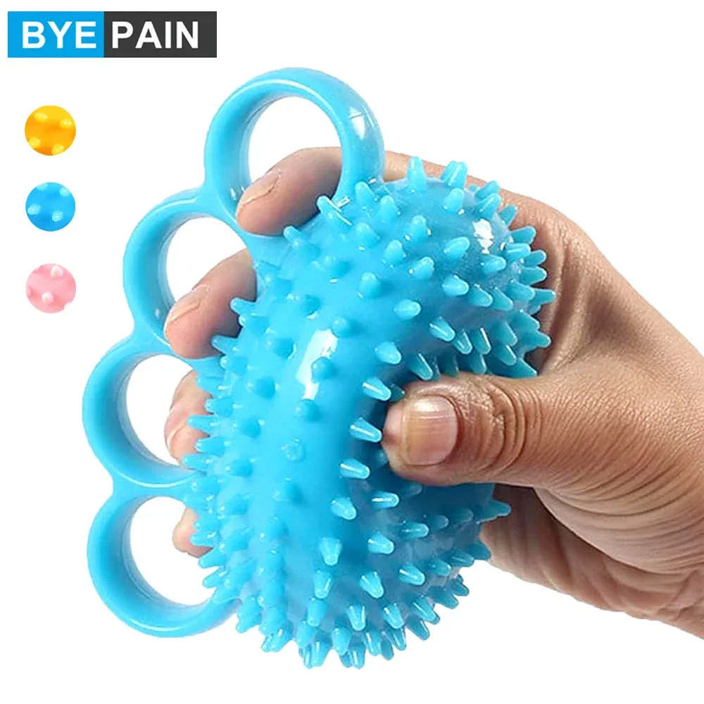 1Pcs Hand Grip Strength Ball, Finger Wrist Flexibility Exerciser Grip Ball, Muscles and Hand Strengthener Exercise for 4 Fingers