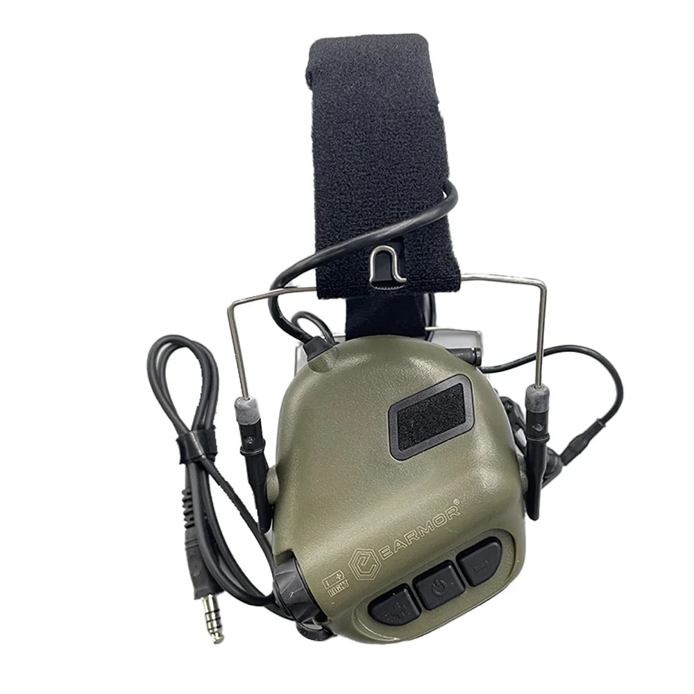 EARMOR M32 MOD4 Tactical Earmuffs – Noise Reduction Headset with ARC Rail & Kenwood PTT Adapter 3