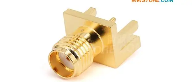 SMA 암 커넥터 PCB 패널 표면 실장형 수직 베이스 DC-18G SMA-KHD111
