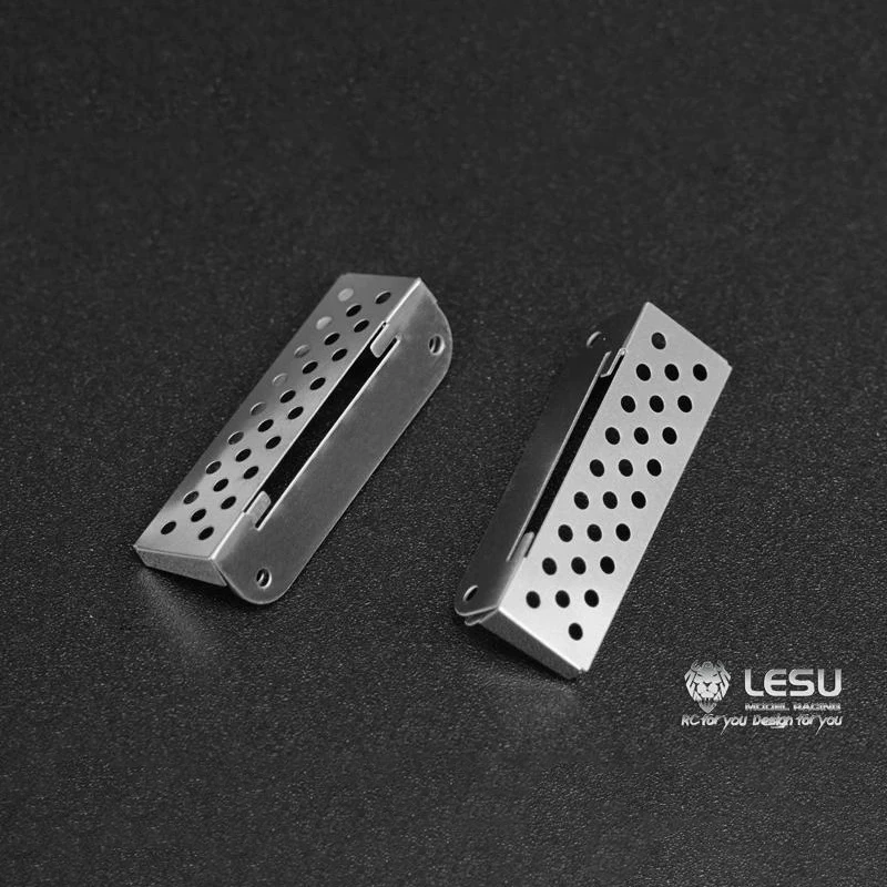 

LESU 1/14 Tamiya боковая юбка металлическая педаль модель ZK-K025 пара