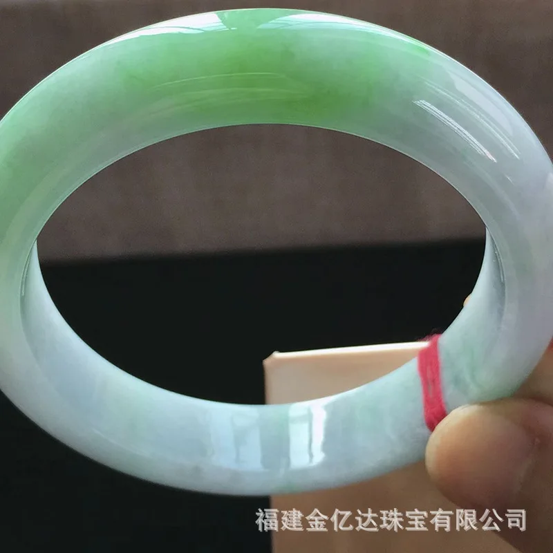 Myanmar Natural Emerald A Kind Of Old Spring Color Bracelet Jade