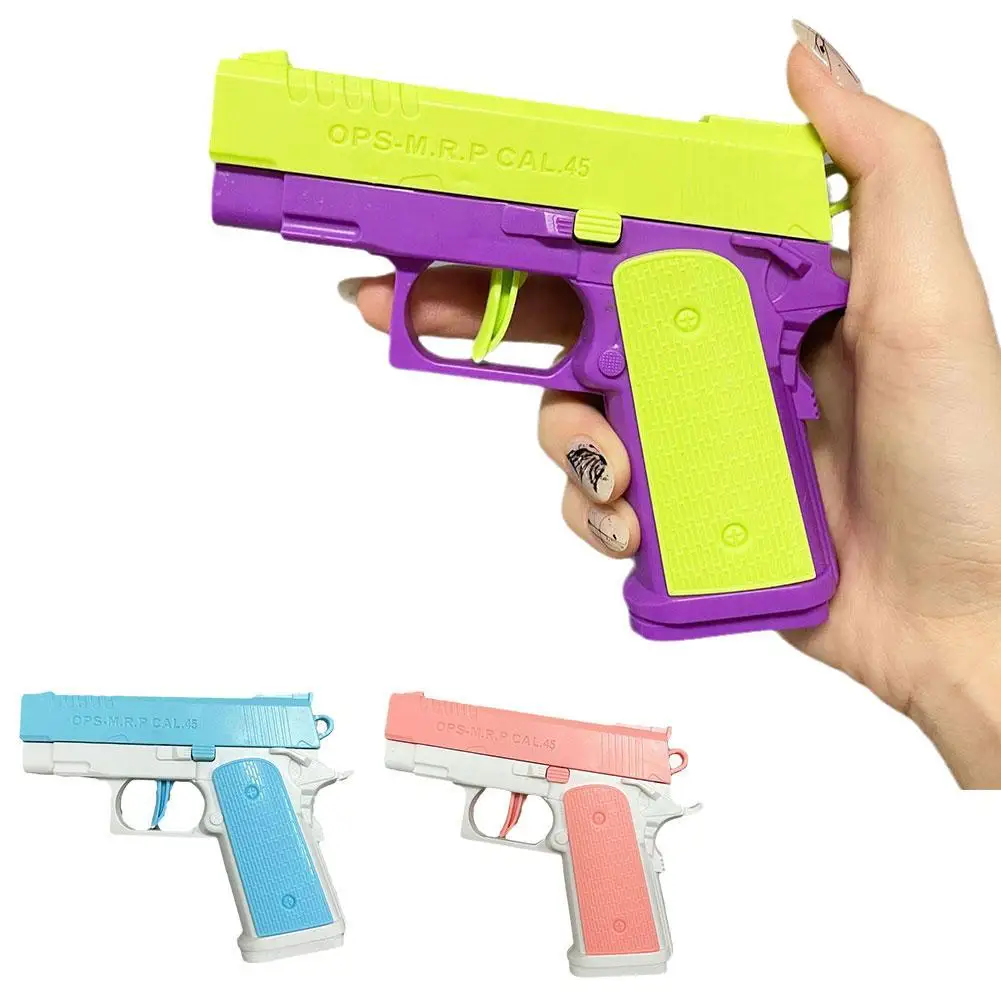 

3D Printing Gravity Mini Model Children's Toy Model Hand Toy Non-Firing Toy Rubber Band Launcher Collection Birthday Gift