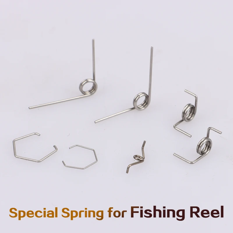 Lot De 5 Ressorts De Torsion Pour Moulinet Daiwa - Acier Inox - Neuf
