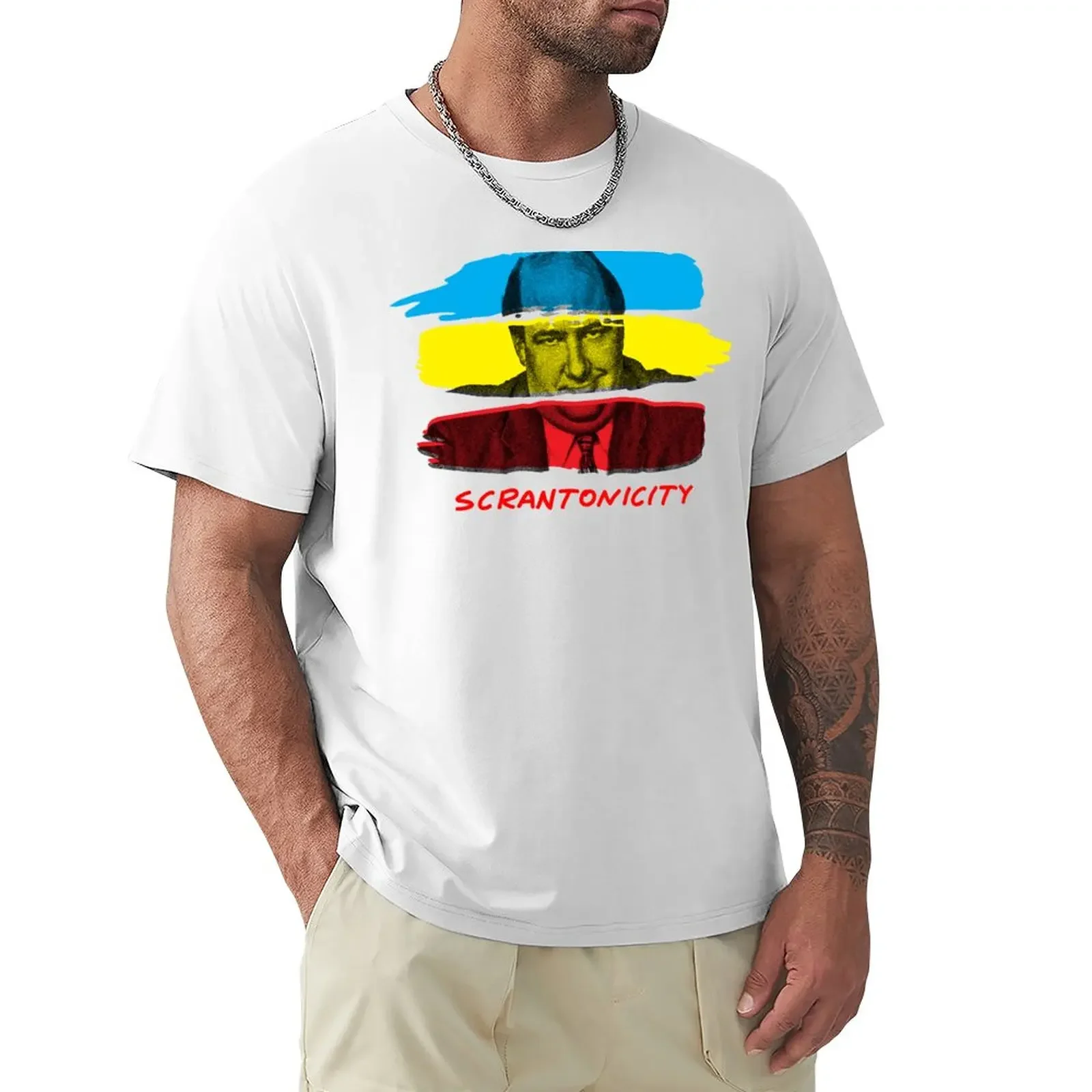 

scrantonicity T-Shirt anime sublime men graphic t shirts