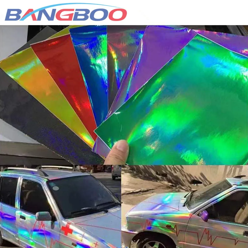 

1.48 x 20M Black Purple Car Wrap Laser Holographic For Car Wrapping Vinyl