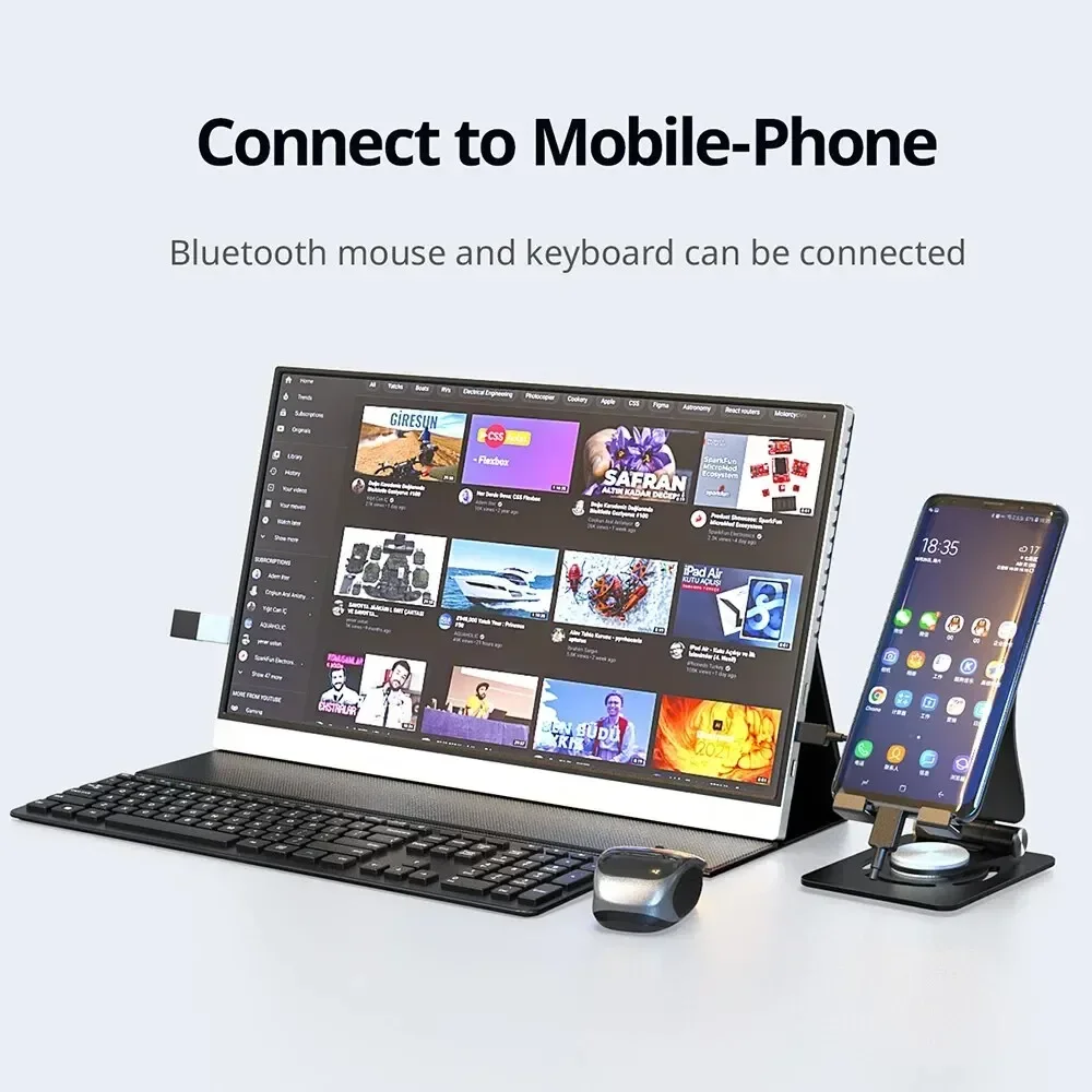 XIANWEI QLED ޴  400 Ʈ, 100% DCI-P3 FHD, VESA ̹ ÷, Ʈ Xbox PS4/5 ġ PC ƺϿ, 15.6 ġ