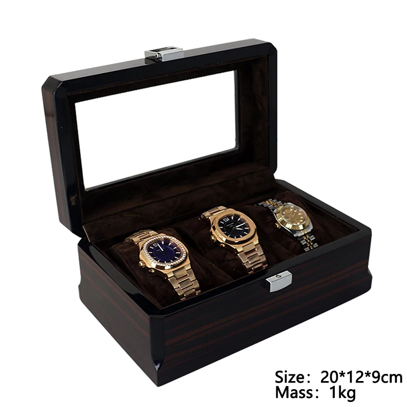 12 Digit Multi Position Watch Case Storage Box Packing Cases High-grade Baking Paint Grain Jewelry Display Box Watch Organizer 