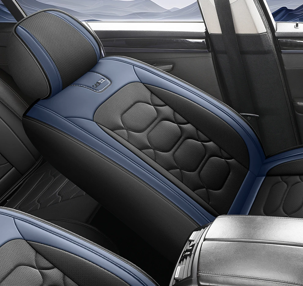 1 Stück vollständige Abdeckung, universeller Stil, Autositzbezüge für Toyota Auris Avensis Crown 4 Runner FJ Cruiser Mark Autozubehör – Detail 4